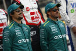 Foto zur News: Lance Stroll (Aston Martin) und Fernando Alonso (Aston Martin)