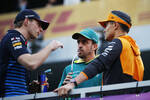 Foto zur News: Max Verstappen (Red Bull), Fernando Alonso (Aston Martin) und Lando Norris (McLaren)