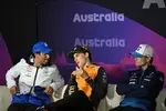 Foto zur News: Daniel Ricciardo (Racing Bulls), Oscar Piastri (McLaren) und Logan Sargeant (Williams)