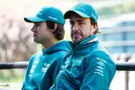 Foto zur News: Fernando Alonso (Aston Martin) und Lance Stroll (Aston Martin)