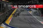 Foto zur News: Lando Norris (McLaren), Max Verstappen (Red Bull), Lewis Hamilton (Mercedes), George Russell (Mercedes) und Sergio Perez (Red Bull)