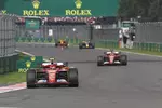 Foto zur News: Carlos Sainz (Ferrari), Charles Leclerc (Ferrari), Max Verstappen (Red Bull) und Lando Norris (McLaren)
