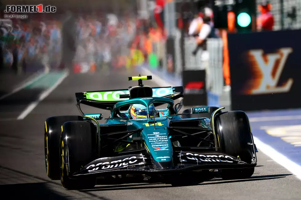 Foto zur News: Fernando Alonso (Aston Martin)