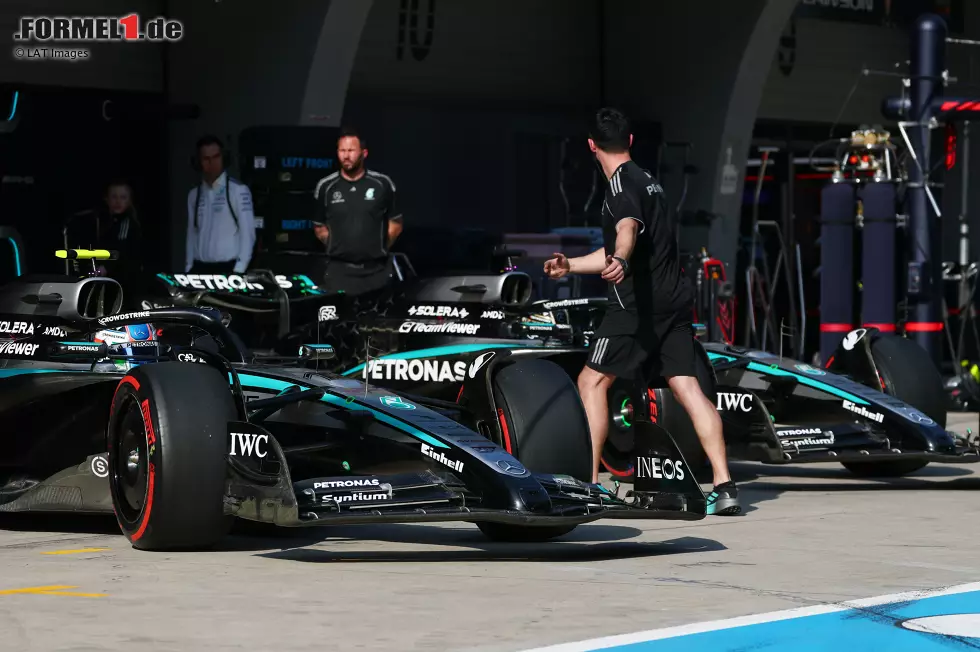 Foto zur News: Andrea Kimi Antonelli und George Russell (Mercedes)