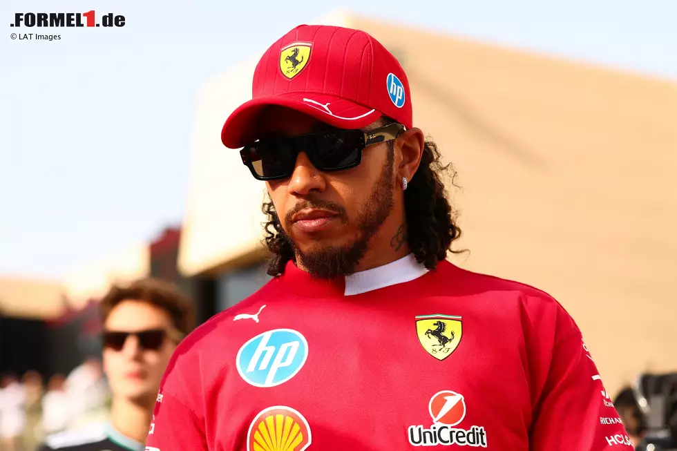 Foto zur News: Charles Leclerc (Ferrari) und Lewis Hamilton (Ferrari)