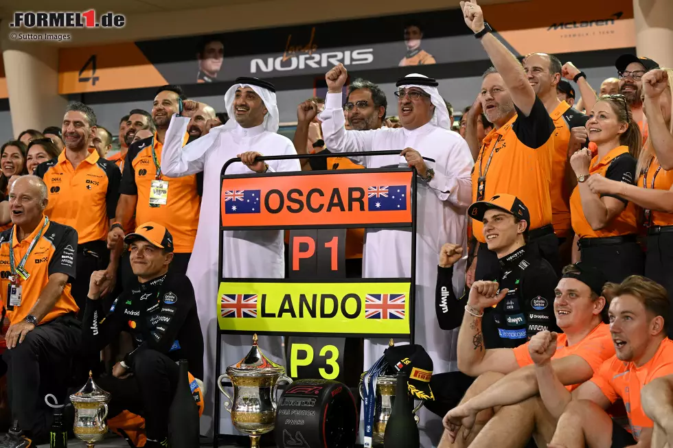 Foto zur News: Lando Norris (McLaren) und Oscar Piastri (McLaren)