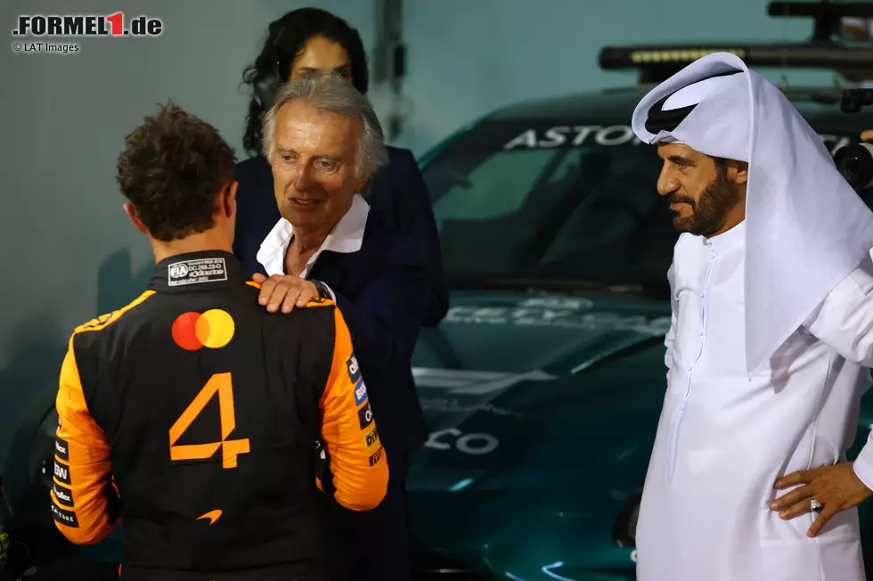 Foto zur News: Lando Norris (McLaren) und Luca di Montezemolo