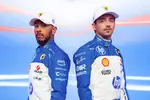 Foto zur News: Lewis Hamilton (Ferrari) und Charles Leclerc (Ferrari)
