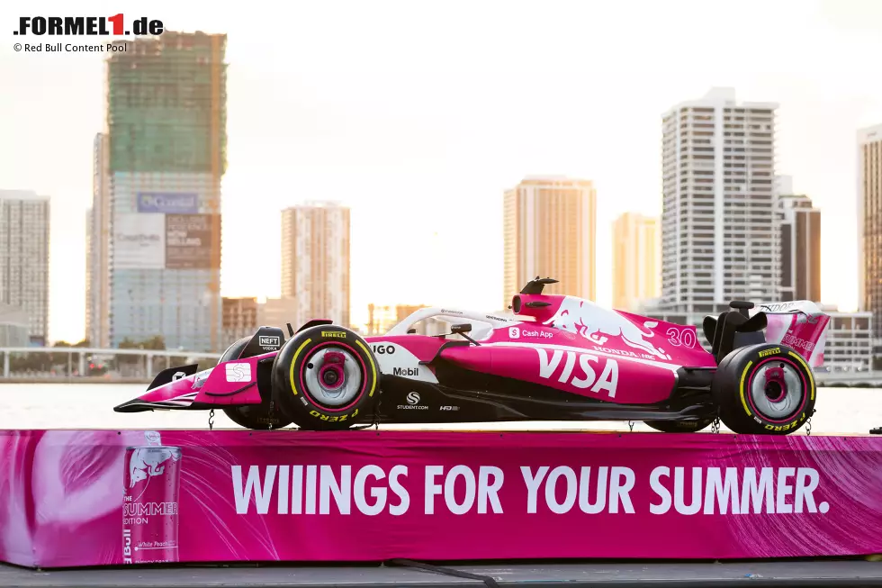 Foto zur News: Das Sonderdesign von Racing Bulls für Miami