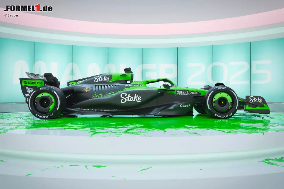 Foto zur News: Das Sonderdesign von Sauber für Miami