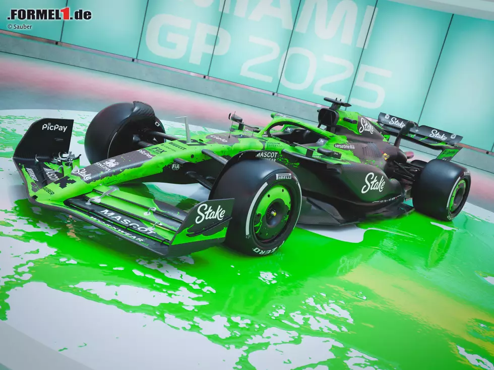 Foto zur News: Das Sonderdesign von Sauber für Miami