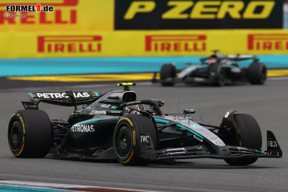 Foto zur News: Andrea Kimi Antonelli und George Russell (Mercedes)