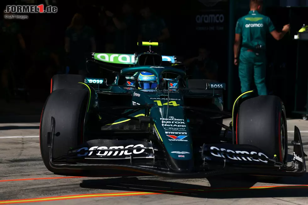 Foto zur News: Fernando Alonso (Aston Martin)