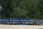 Foto zur News: Oscar Piastri (McLaren), Max Verstappen (Red Bull), George Russell (Mercedes), Lando Norris (McLaren) und Fernando Alonso (Aston Martin)