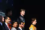 Foto zur News: Max Verstappen (Red Bull), Lando Norris (McLaren) und Oscar Piastri (McLaren)