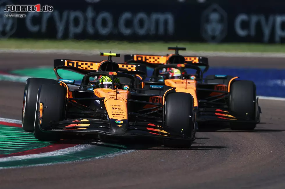 Foto zur News: Lando Norris (McLaren) und Oscar Piastri (McLaren)