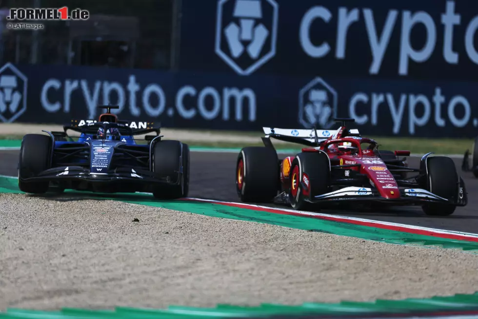 Foto zur News: Alexander Albon (Williams) und Charles Leclerc (Ferrari)