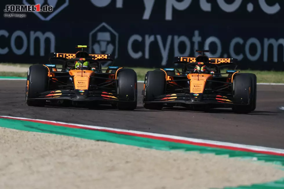 Foto zur News: Lando Norris (McLaren) und Oscar Piastri (McLaren)