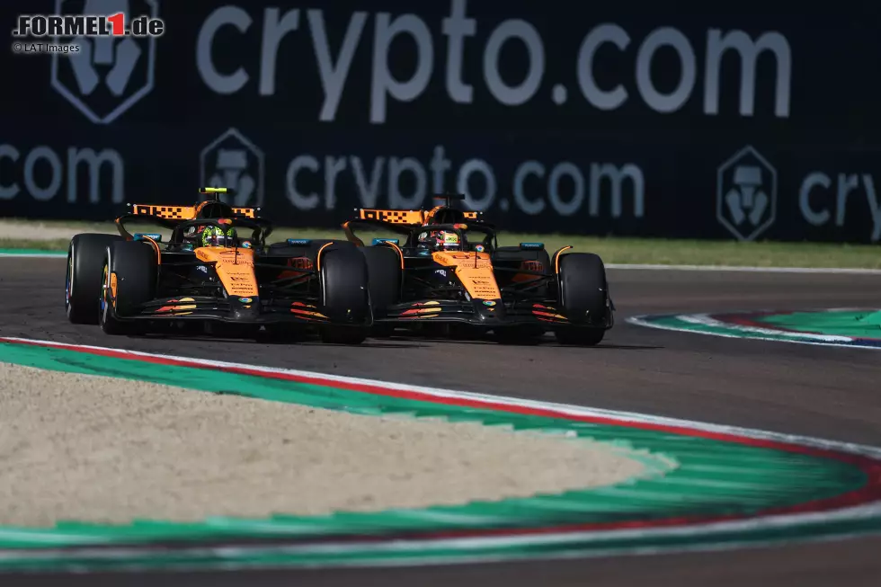 Foto zur News: Lando Norris (McLaren) und Oscar Piastri (McLaren)