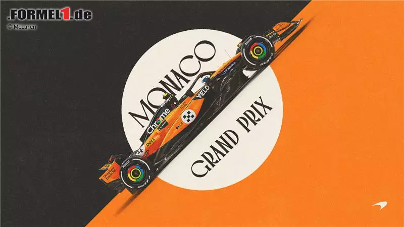 Foto zur News: McLaren MCL39 im Monaco-Sonderdesign
