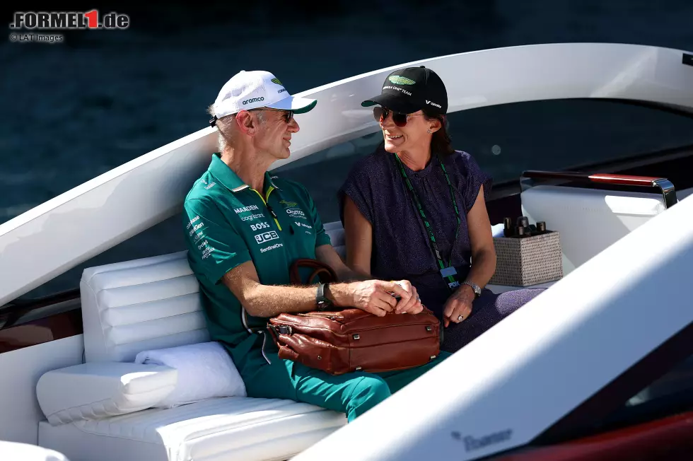 Foto zur News: Adrian Newey (Aston Martin) mit Frau Amanda