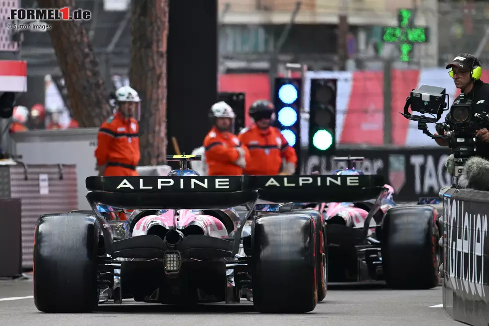Foto zur News: Pierre Gasly (Alpine) und Franco Colapinto (Alpine)