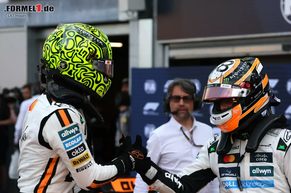 Foto zur News: Lando Norris (McLaren) und Oscar Piastri (McLaren)