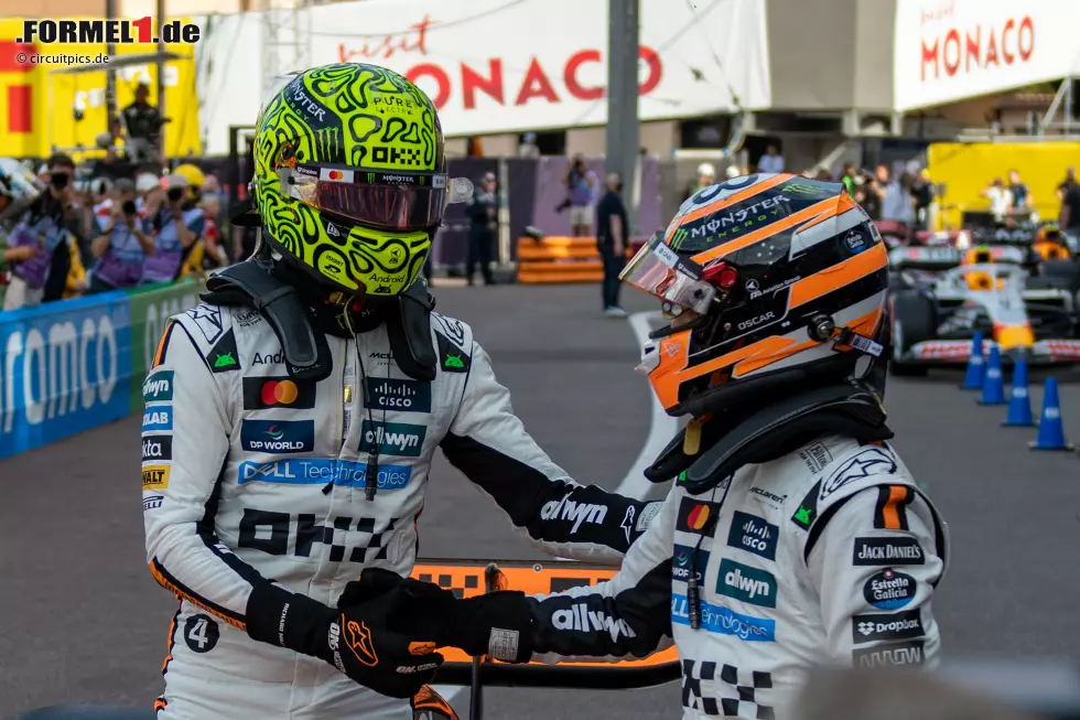 Foto zur News: Lando Norris (McLaren) und Oscar Piastri (McLaren)