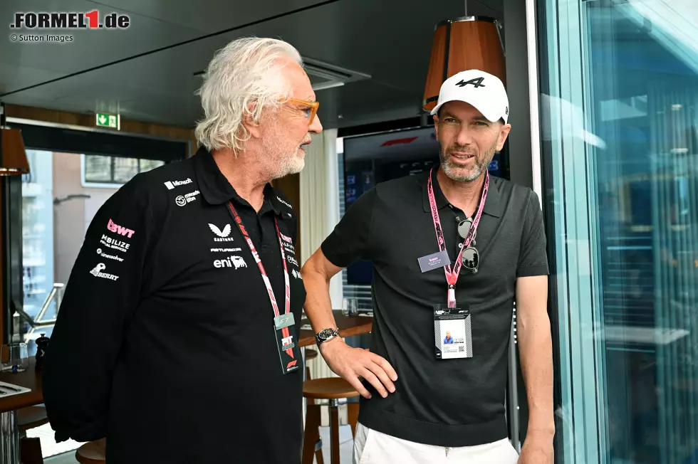 Foto zur News: Flavio Briatore und Zinedine Zidane