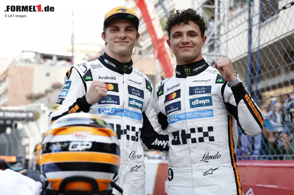 Foto zur News: Lando Norris (McLaren) und Oscar Piastri (McLaren)