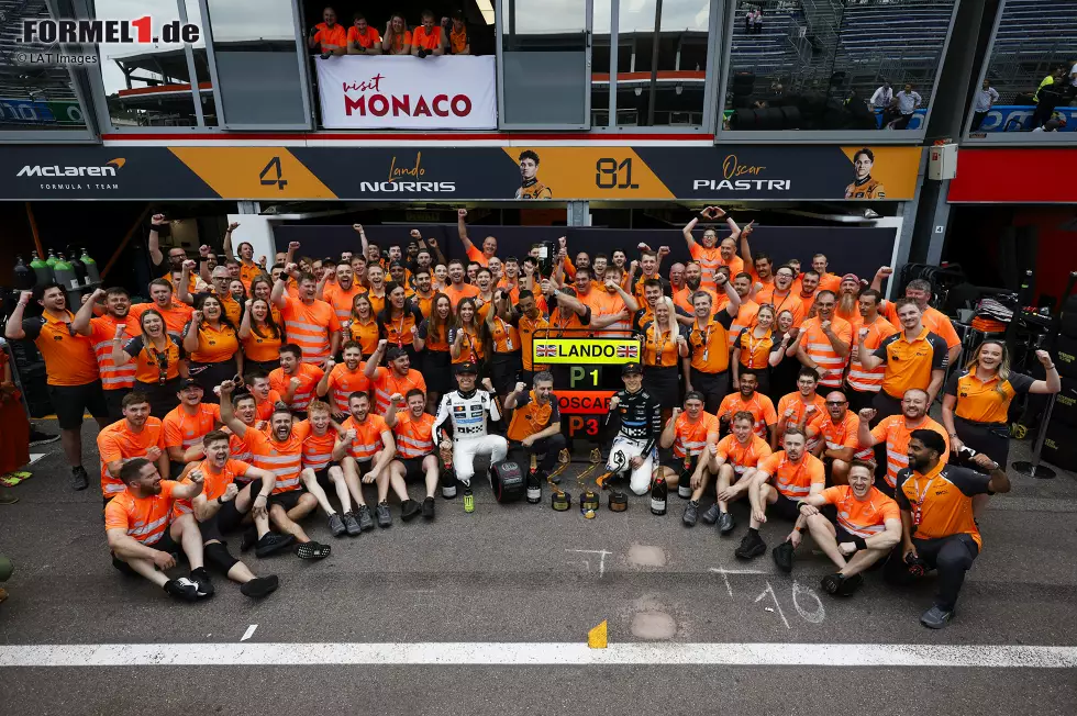 Foto zur News: Lando Norris (McLaren) und Oscar Piastri (McLaren)