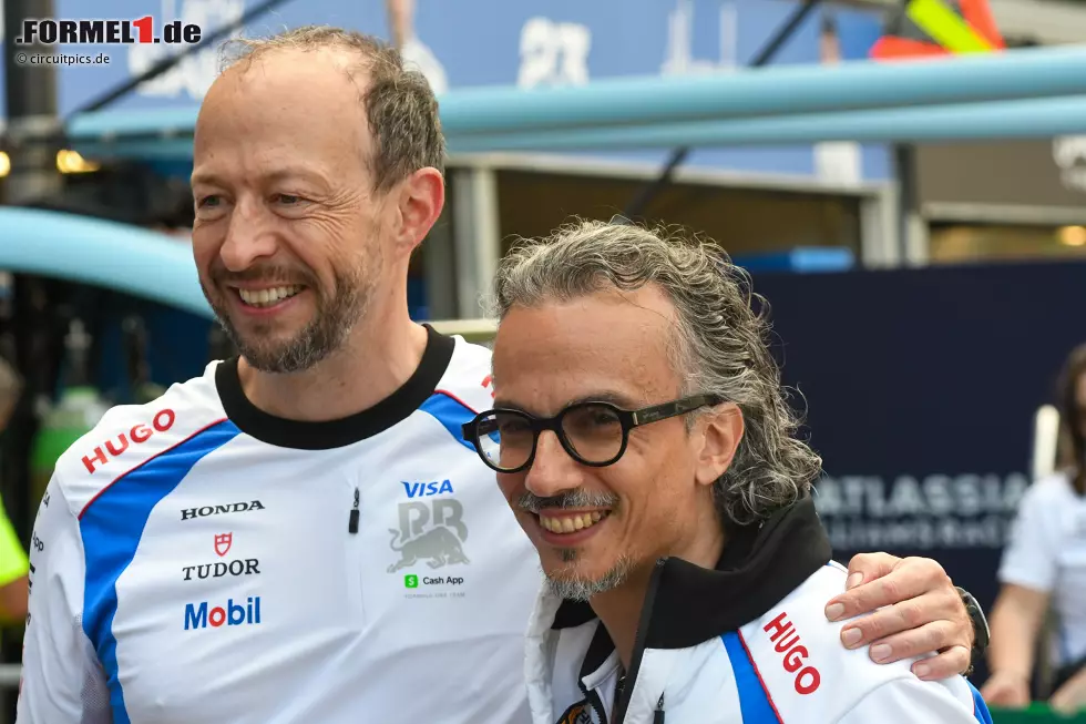 Foto zur News: Peter Bayer und Laurent Mekies