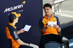 Foto zur News: Oscar Piastri (McLaren) und Lando Norris (McLaren)