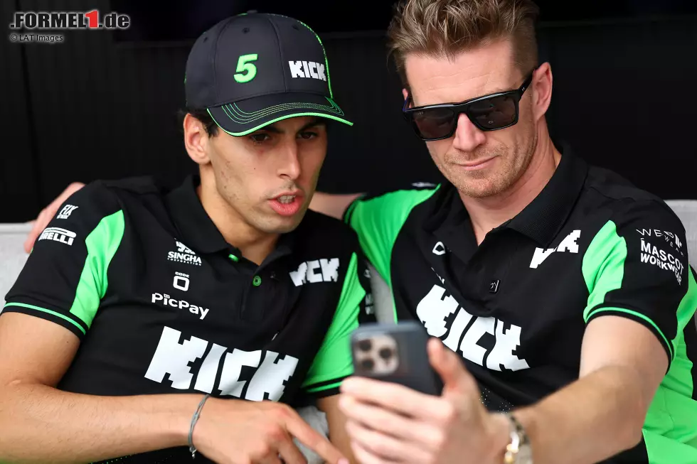 Foto zur News: Nico Hülkenberg (Sauber) und Gabriel Bortoleto (Sauber)