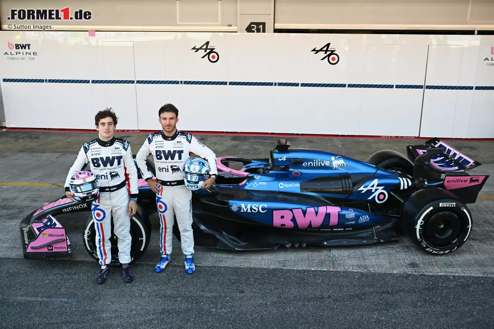 Foto zur News: Franco Colapinto (Alpine) und Pierre Gasly (Alpine)