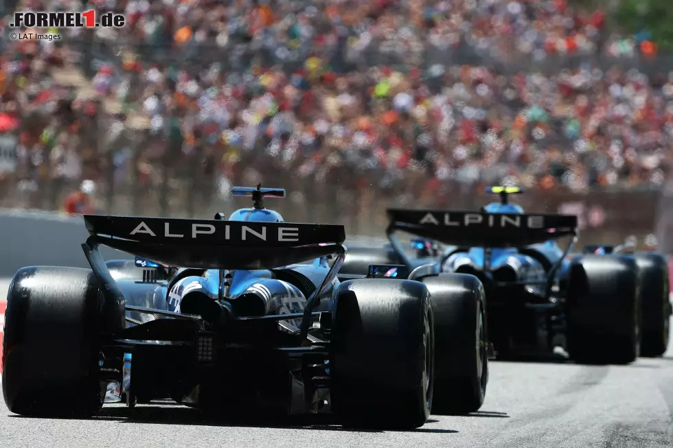Foto zur News: Franco Colapinto (Alpine) und Pierre Gasly (Alpine)