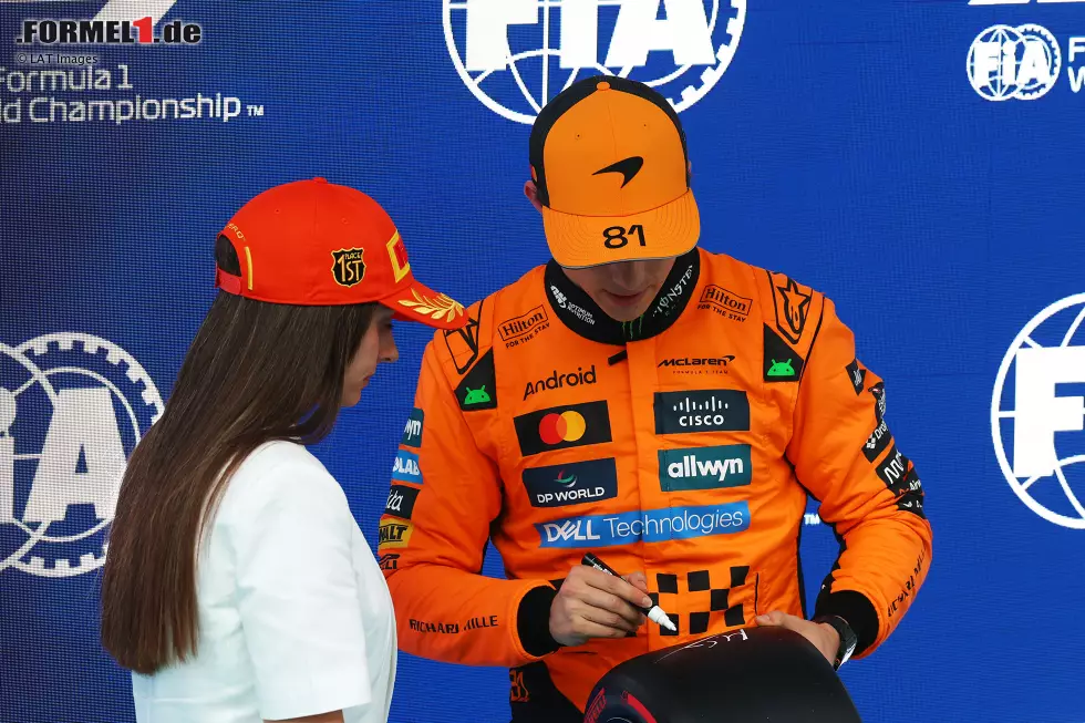 Foto zur News: Marta Garcia und Oscar Piastri (McLaren)