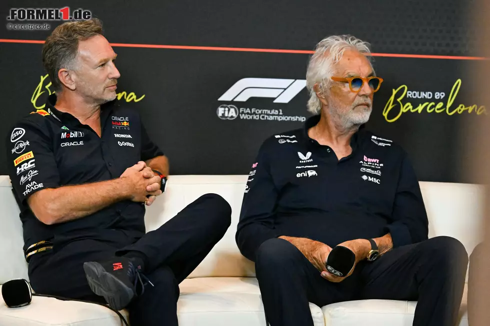 Foto zur News: Christian Horner und Flavio Briatore