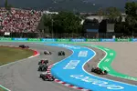 Foto zur News: Charles Leclerc (Ferrari), George Russell (Mercedes) und Max Verstappen (Red Bull)