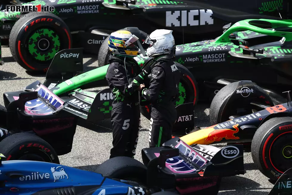 Foto zur News: Nico Hülkenberg (Sauber) und Gabriel Bortoleto (Sauber)