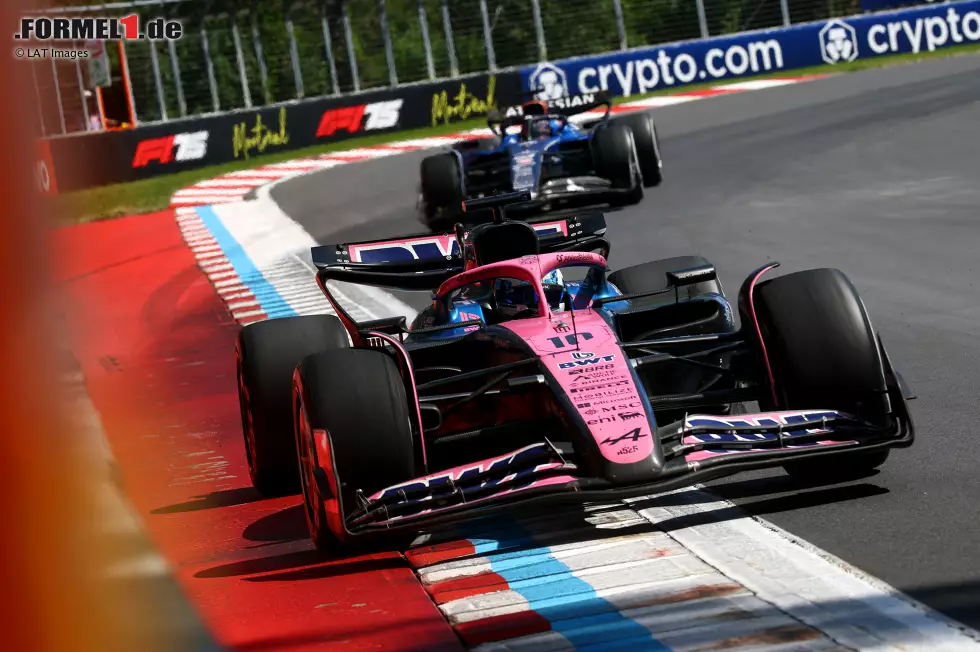 Foto zur News: Alexander Albon (Williams) und Pierre Gasly (Alpine)