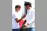 Foto zur News: Oliver Bearman (Haas) und Esteban Ocon (Haas)