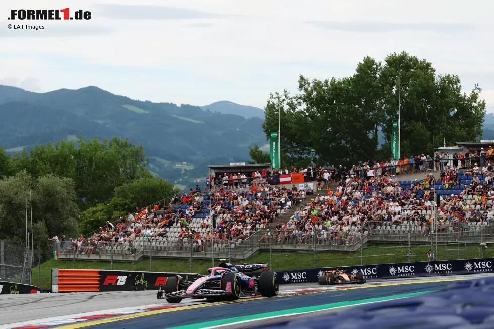 Foto zur News: Franco Colapinto (Alpine) und Oscar Piastri (McLaren)