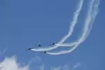 Foto zur News: Flugshow vor dem Rennen