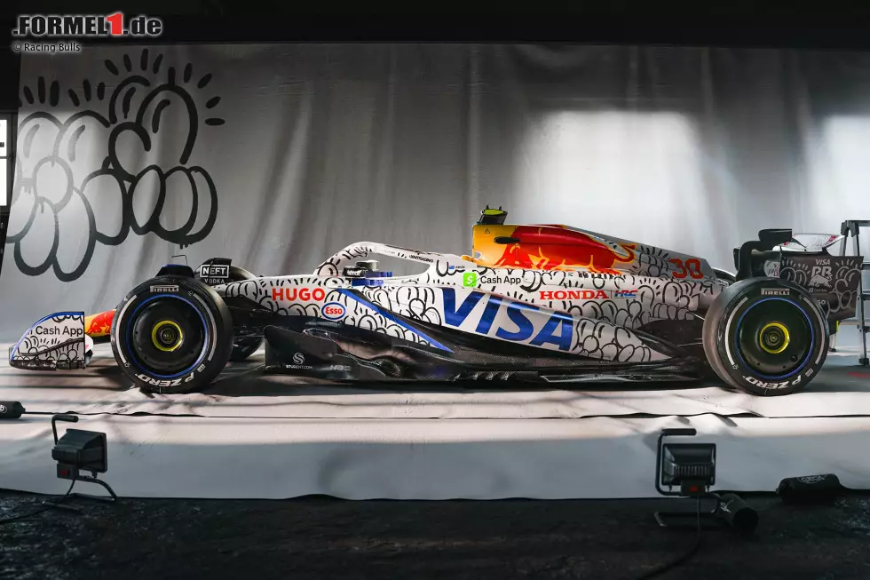 Foto zur News: Das Sonderdesign von Racing Bulls für Silverstone