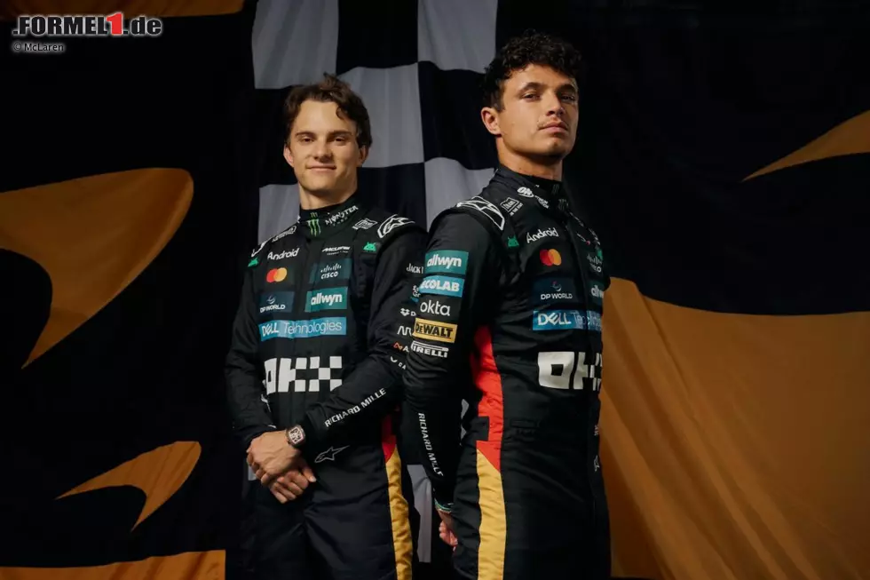 Foto zur News: Oscar Piastri und Lando Norris