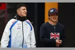 Foto zur News: Isack Hadjar (Racing Bulls) und Yuki Tsunoda (Red Bull)