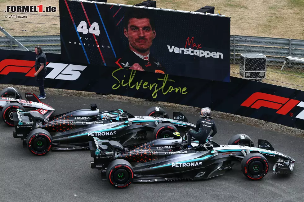 Foto zur News: Andrea Kimi Antonelli und George Russell (Mercedes)