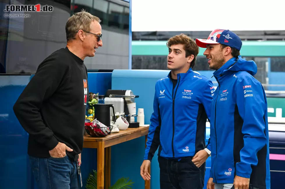 Foto zur News: Franco Colapinto (Alpine) und Pierre Gasly (Alpine)