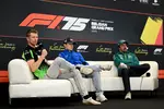 Foto zur News: Nico Hülkenberg (Sauber), Franco Colapinto (Alpine) und Fernando Alonso (Aston Martin)